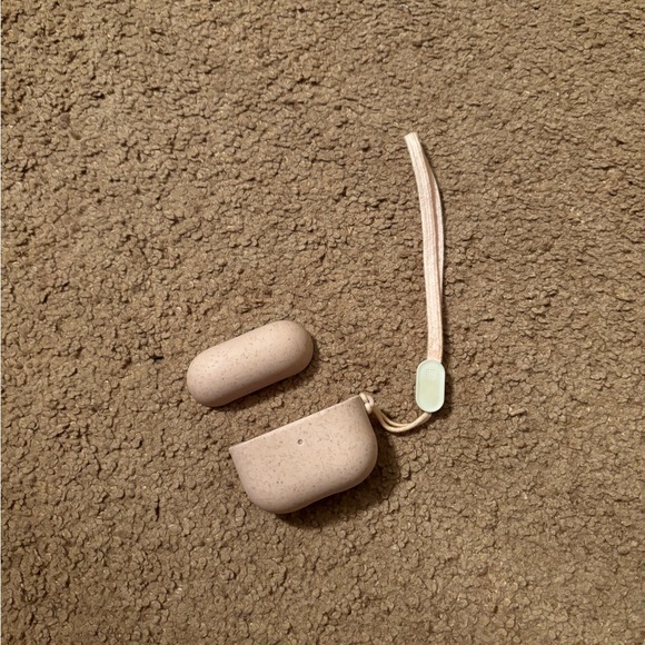 APPLE AIRPODS ORGANIC CASE 3RD GEN pink eco friendly air pods protective travel - Picture 1 of 3